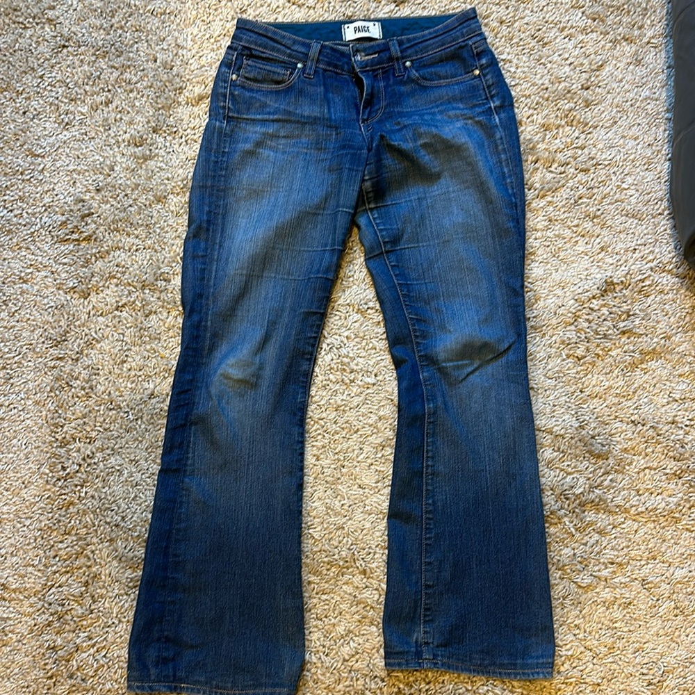 Paige Skyline Boot Petite Denim 25 - very good condition- 28ish inch inseam